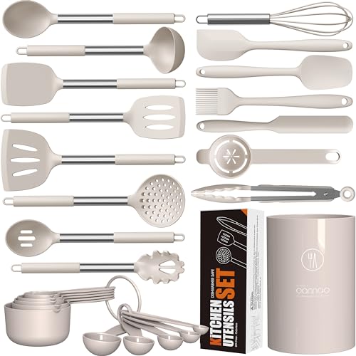 Sizzle in Style: The Ultimate Large Silicone Cooking Utensils Set for Every Kitchen!