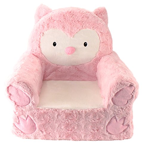 Cuddle Up in Style: Discover the Enchanting Pink Owl Character Chair for Kids