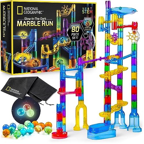 Illuminate Fun: The National Geographic Glowing Marble Run Experience!