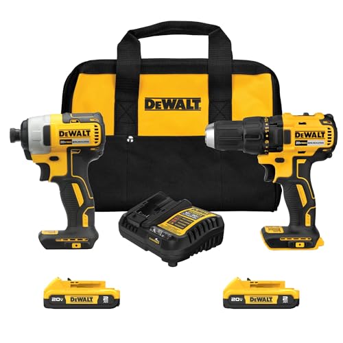 Unleash Your DIY Potential: A Comprehensive Review of the DEWALT 20V MAX Cordless Drill and Impact Driver Combo