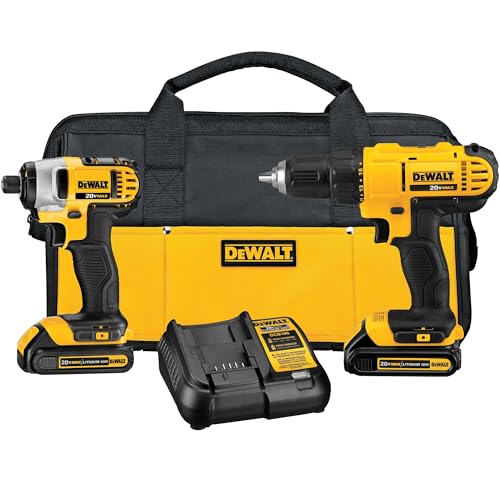 Unleash Your Inner Handyman: A Comprehensive Review of the DEWALT 20V MAX Cordless Drill and Impact Driver Combo