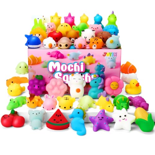Unlock the Fun: JOYIN's Adorable Mochi Squishy Toys Set for Endless Play and Stress Relief!