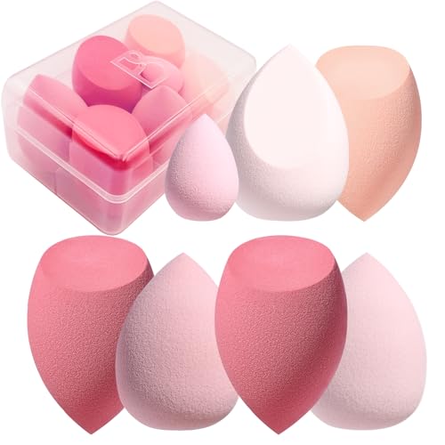 Flawless Finish: Unveiling the Magic of BS-MALL's 7-Piece Makeup Sponge Set