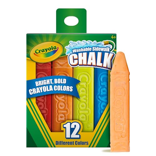 Unleash Creativity: A Colorful Adventure with Crayola's Washable Sidewalk Chalk!