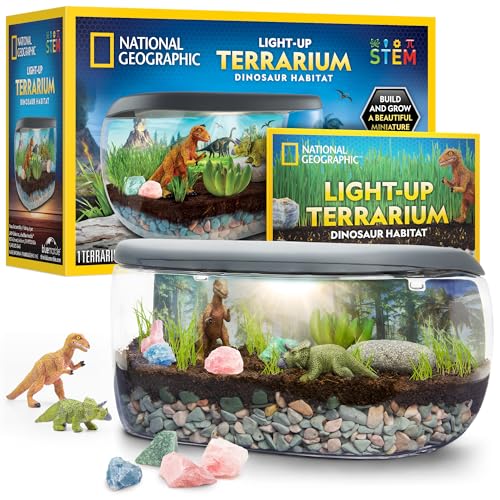 Unleash Your Child’s Inner Paleontologist with the National Geographic Light Up Terrarium Kit!