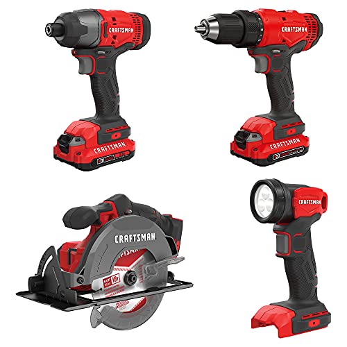 Unleash Your Inner DIYer: A Deep Dive into the CRAFTSMAN V20 MAX 4-Tool Power Tool Combo Kit