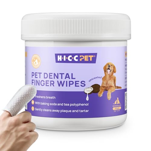 Freshen Fido's Smile: A Review of HICC PET Teeth Cleaning Wipes for Dogs & Cats - The Ultimate Solution for Bad Breath and Plaque Removal!