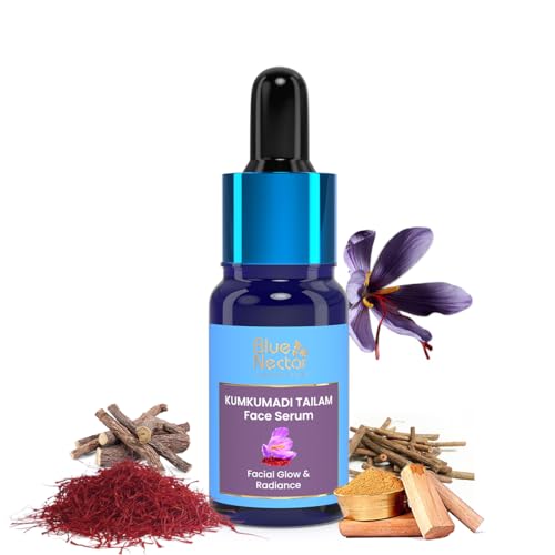 Unlock Radiance with Blue Nectar Saffron & Manjish Face Oil: Your Glow-Boosting Secret!