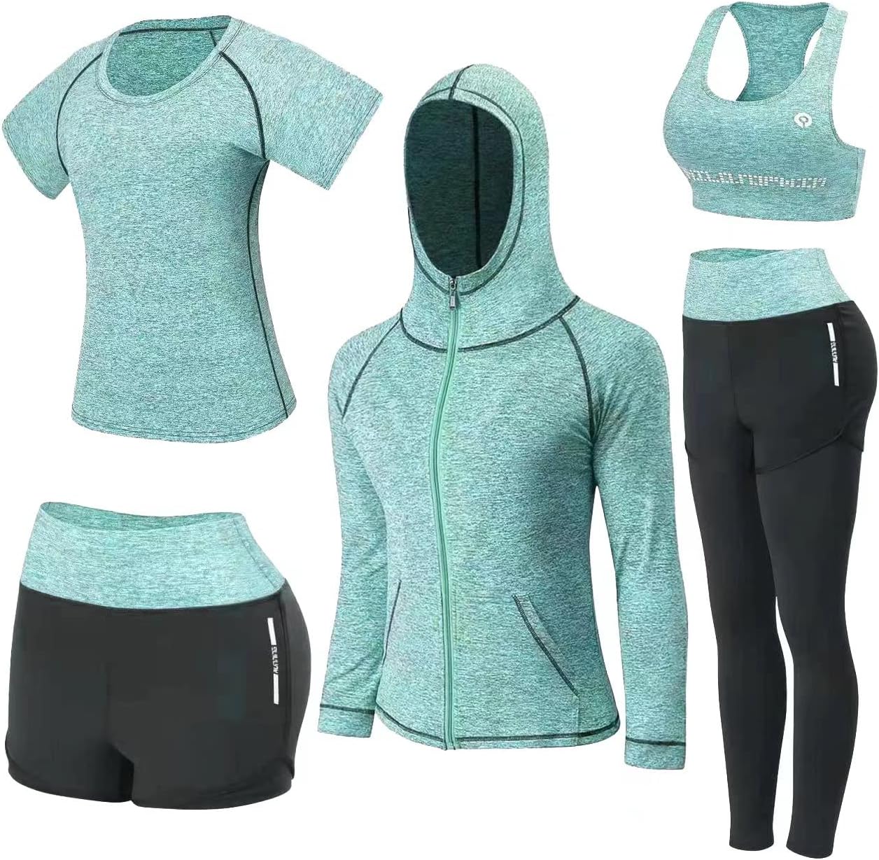Elevate Your Workout: A Review of Nesyd's 5-Piece Yoga and Gym Sets for Women