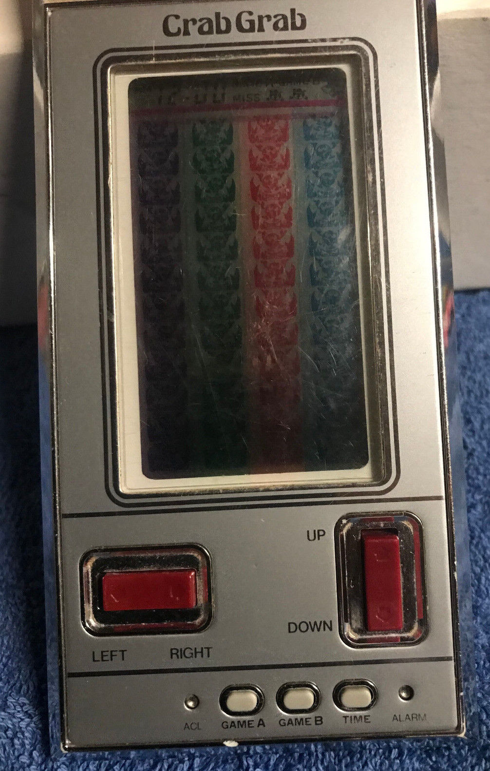 Nintendo Crab Grab Supercolor Game & Watch Handheld - Vintage, Working Condition