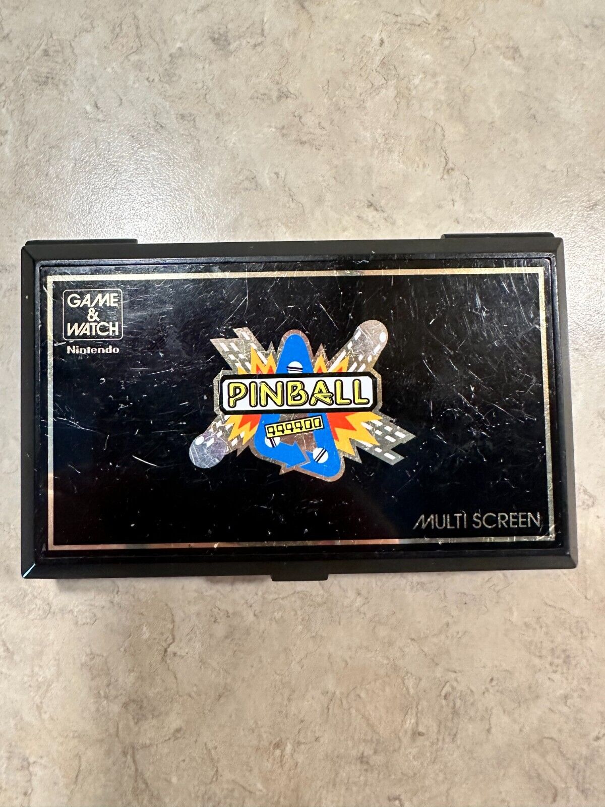NINTENDO GAME & WATCH 1983 PB-59 PINBALL Handheld Console Untested