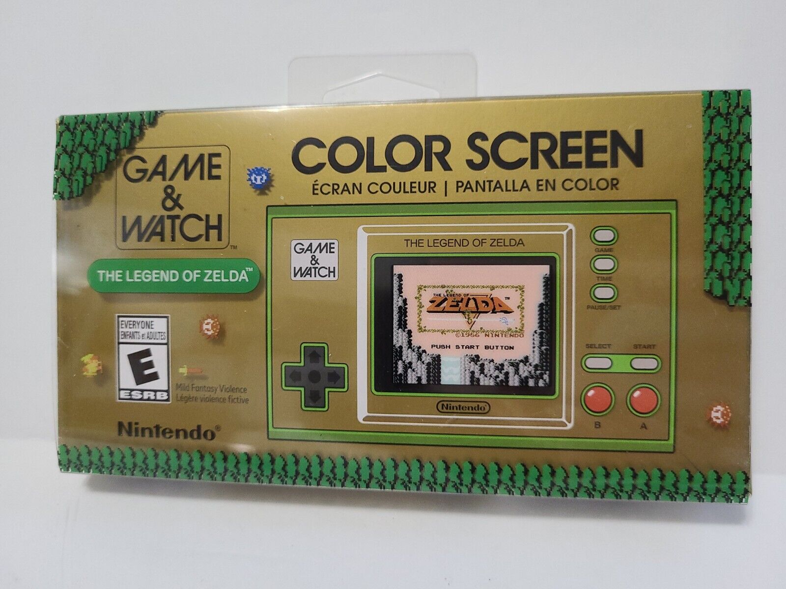 Nintendo Game & Watch Legend of Zelda Handheld BNIB Crystal Edition - Free Shipping