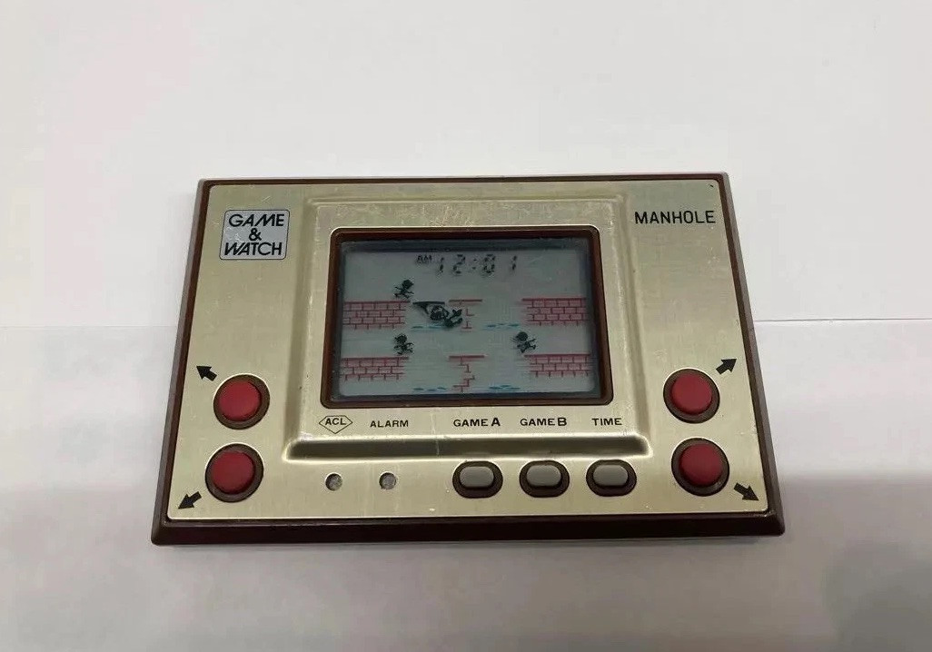 Nintendo Game & Watch Manhole Handheld Console - Tested, Japan Edition
