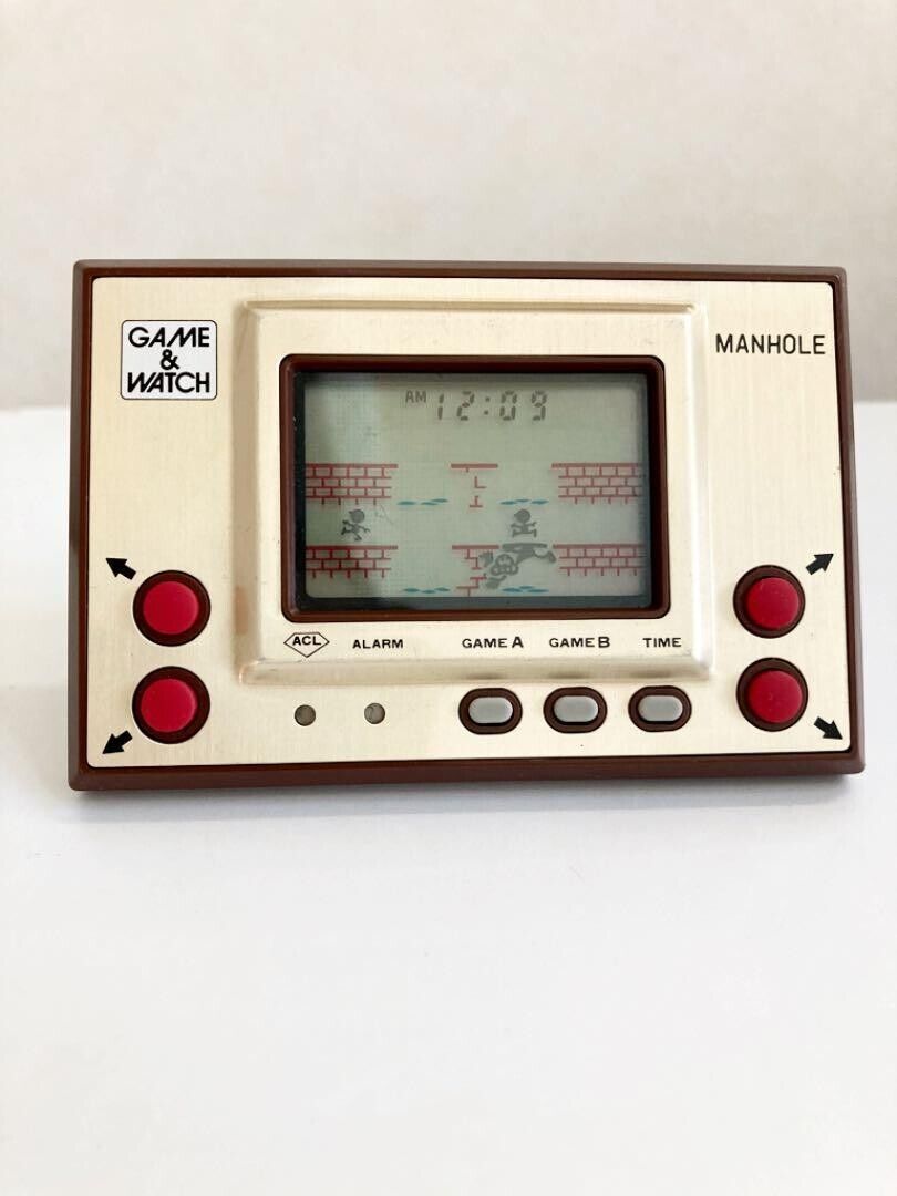 Nintendo Game & Watch Manhole Handheld Console - Used Retro Edition