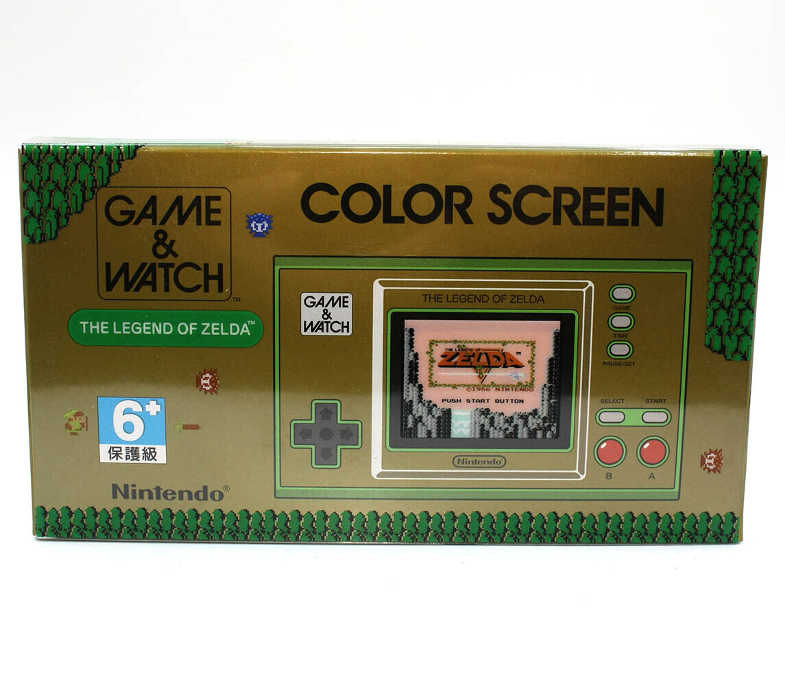 Sealed Nintendo Game & Watch The Legend of Zelda Color Hong Kong Edition