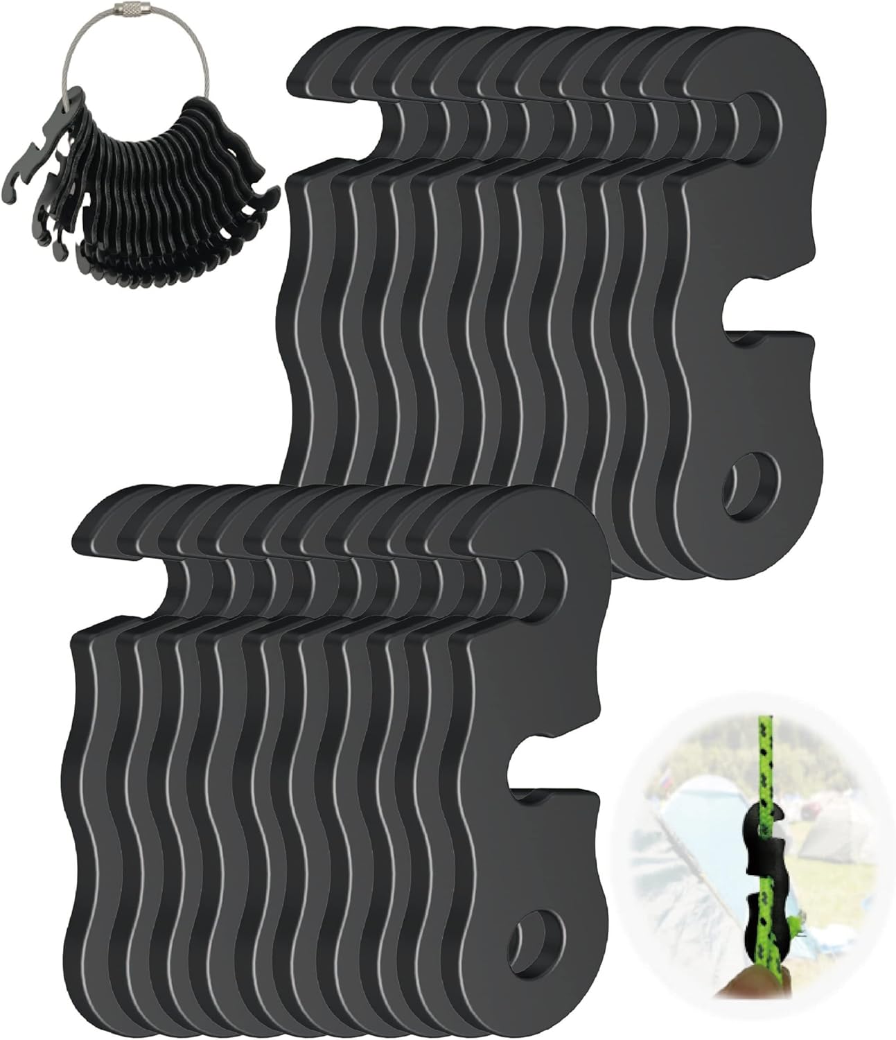Secure Your Shelter: Review of the Essential 20 Pack Aluminum Alloy Tent Guyline Adjusters