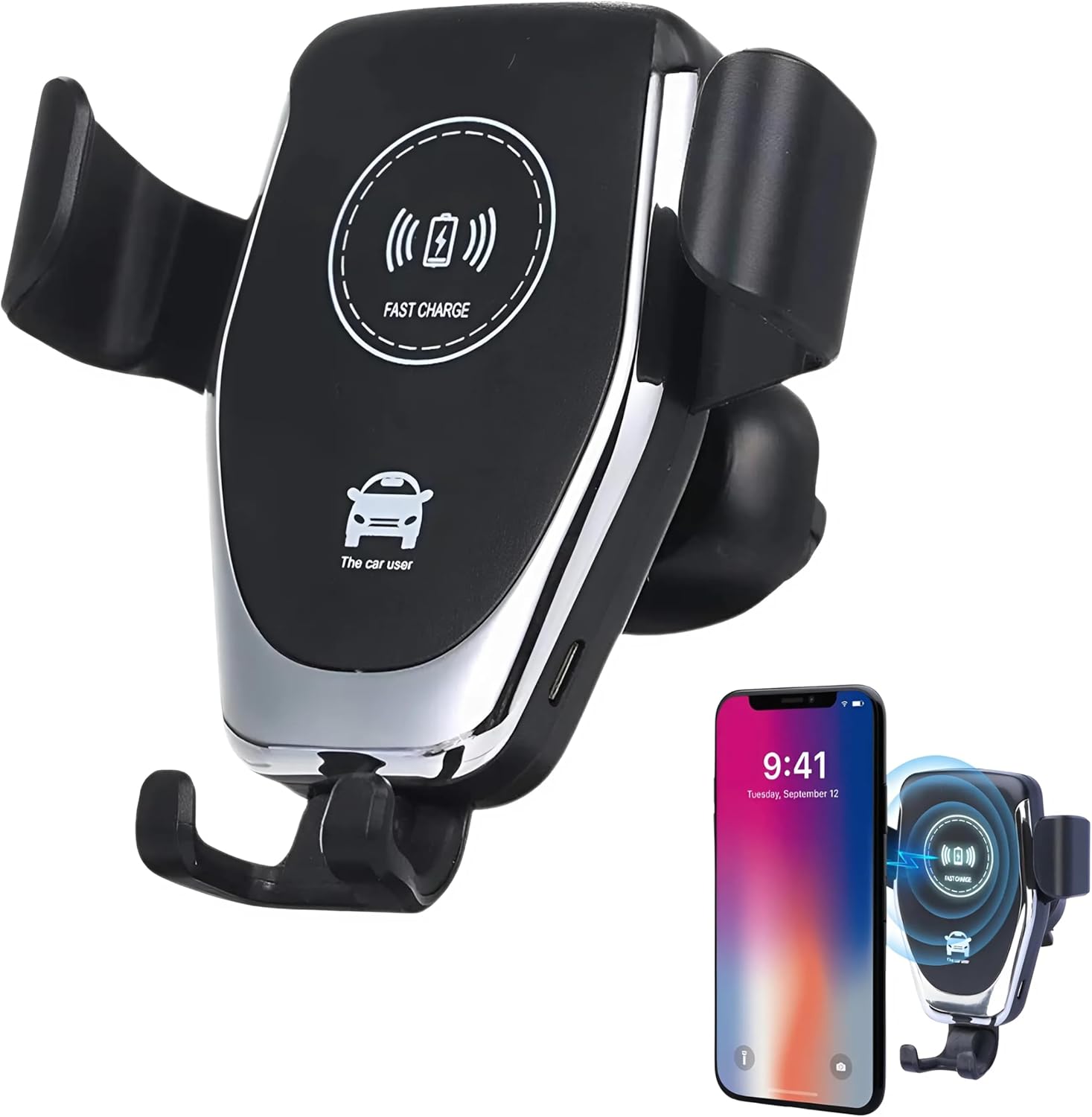 Stay Charged & Secure: EZONEDEAL Smart Wireless Phone Holder Review