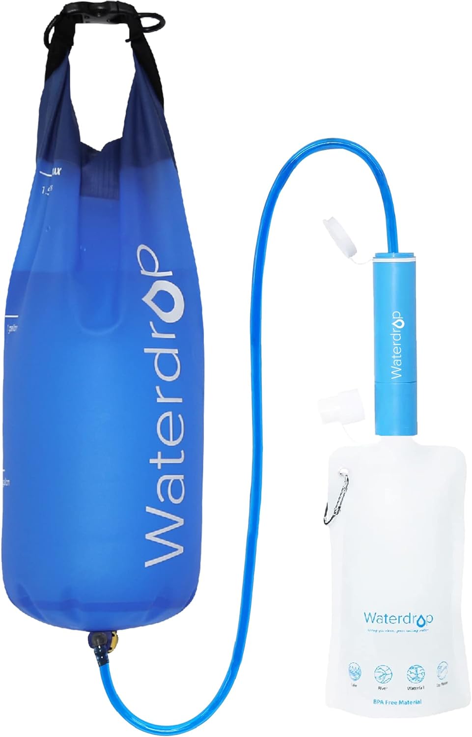Stay Hydrated Anywhere: Review of the Waterdrop Personal Water Filter Straw & Gravity Water Bag