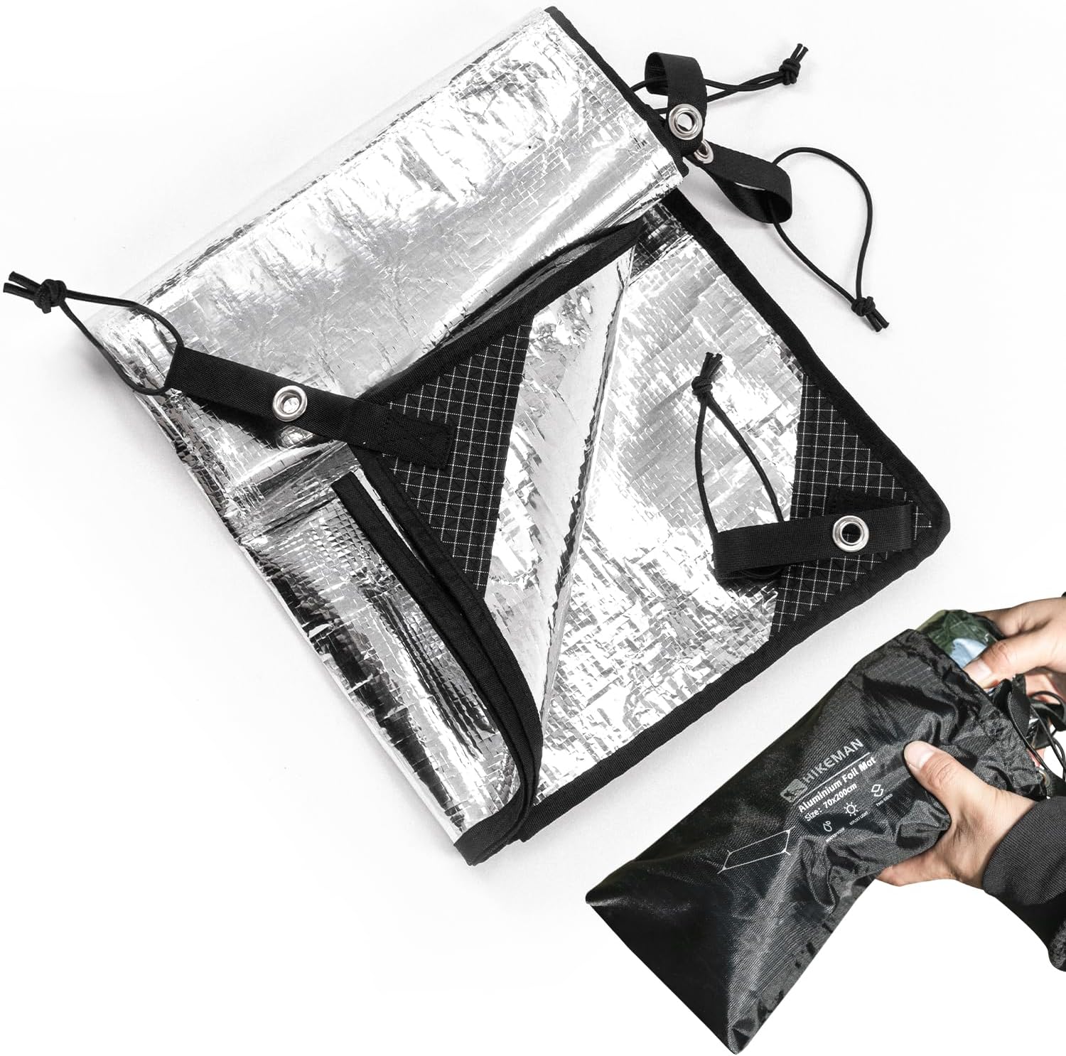 Stay Warm & Cozy: HIKEMAN Reflective Aluminium Camping Mat Review