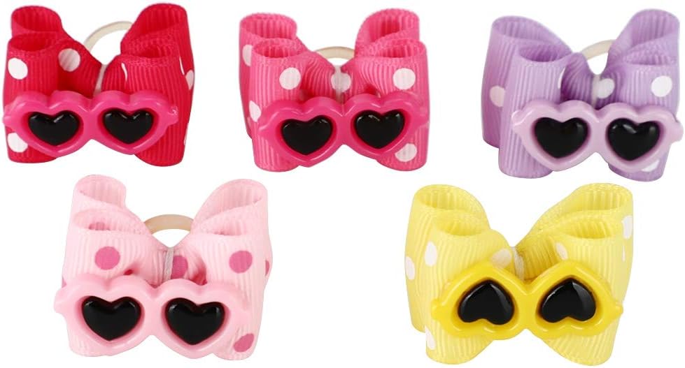 Stylish & Fun: Atyhao's 25-Piece Pet Hair Bow Set for Cats and Dogs