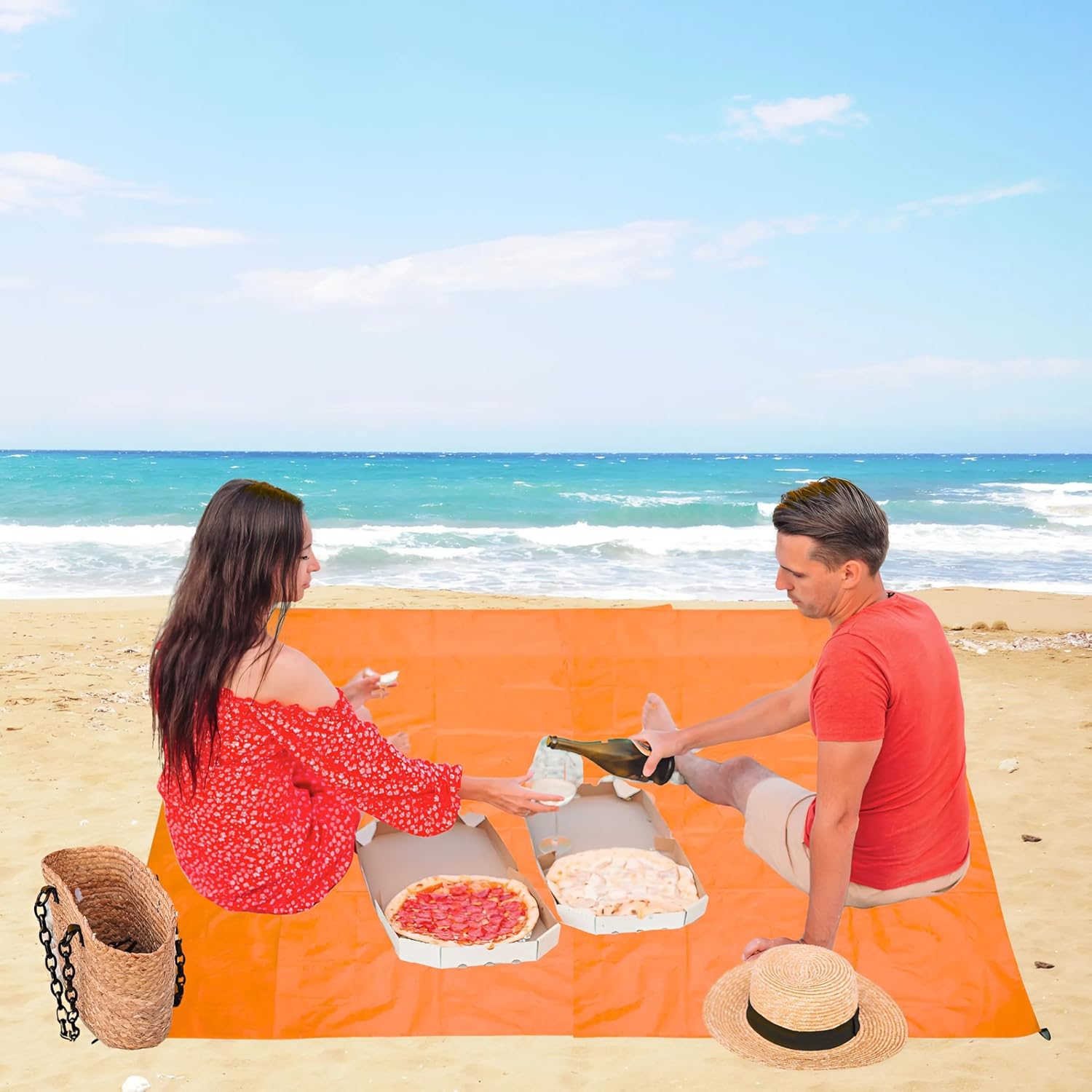 Ultimate Comfort: Review of the EZONEDEAL Waterproof Beach Blanket for Outdoor Adventures!