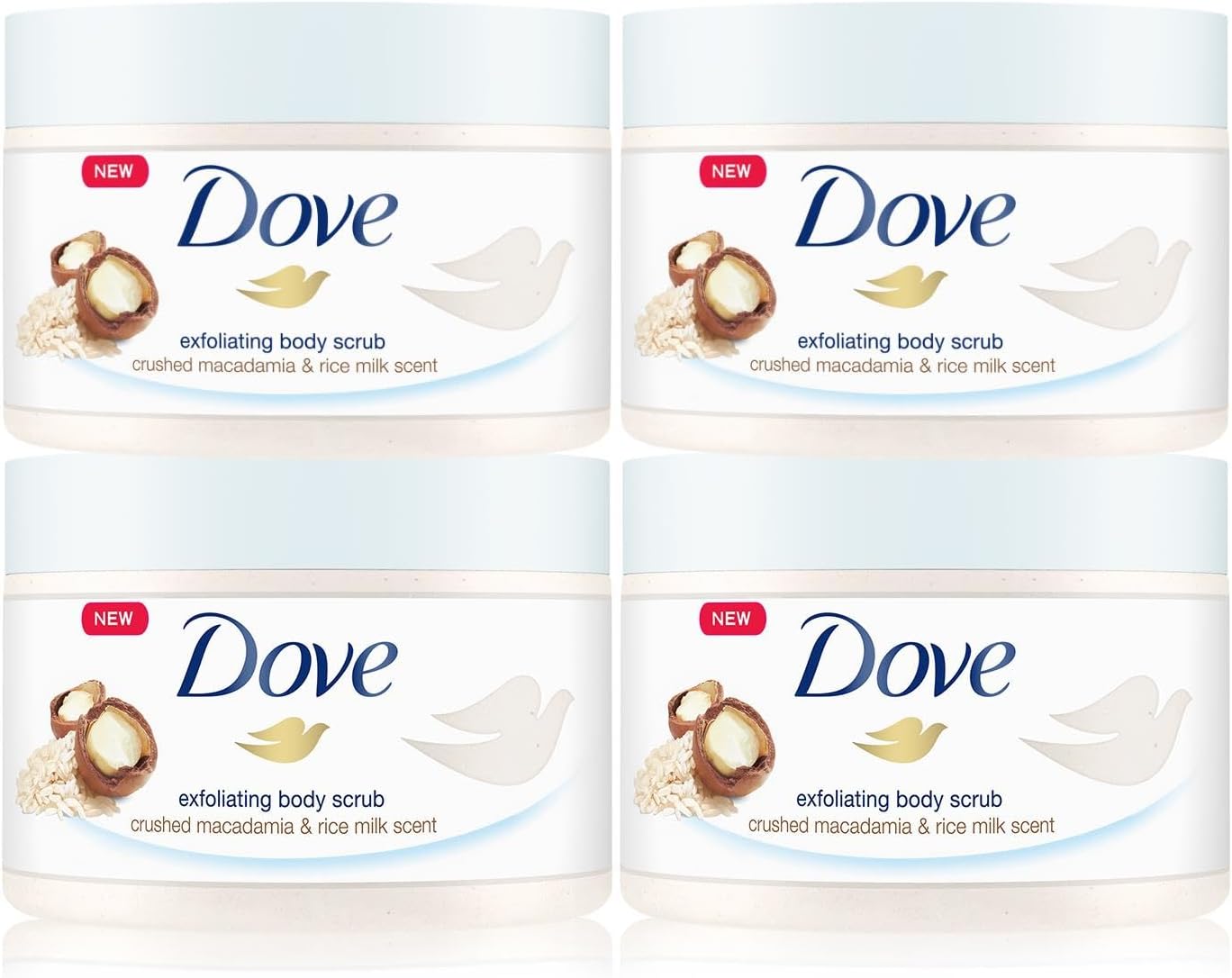 Unlock Silky Smooth Skin: Dove Macadamia & Rice Milk Cream Shower Scrub Review
