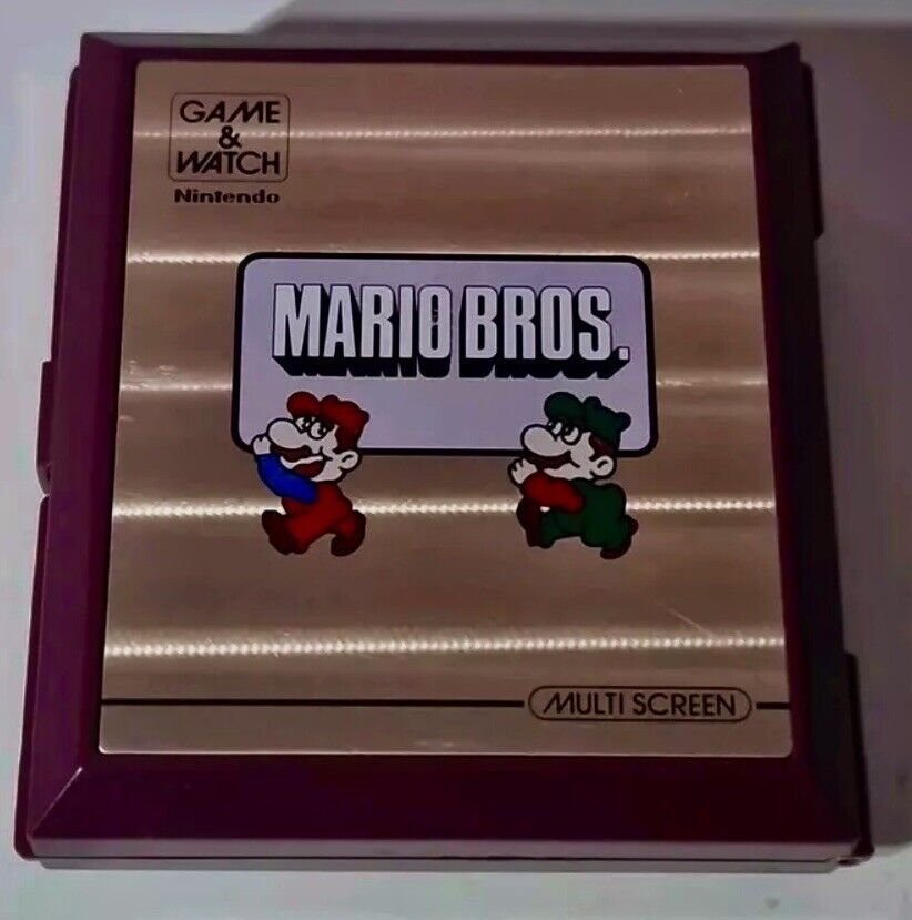 Vintage Nintendo Mario Bros MW-56 Multi-Screen Handheld Game - Tested