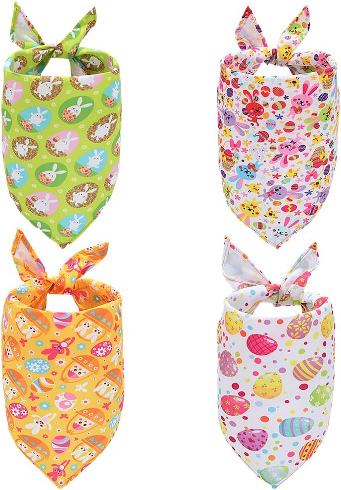 Celebrate in Style: CRASPIRE Easter Eggs Dog Bandana Review for Pet Lovers