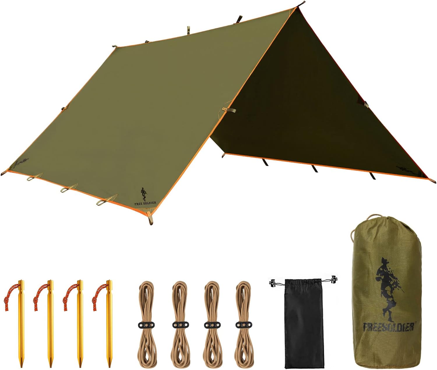 Discover the FREE SOLDIER Waterproof Tarp: Your Ultimate Camping Companion!