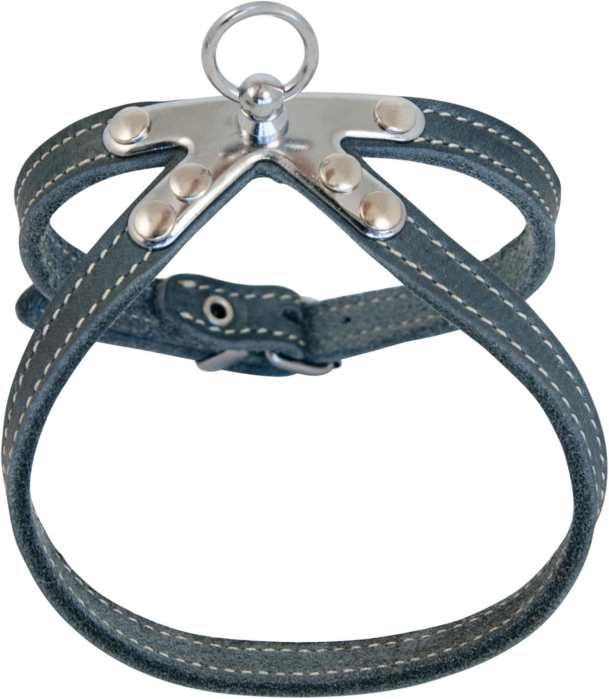 Discover the Ultimate Comfort: Heavy Duty Grey Leather Pet Harness Review