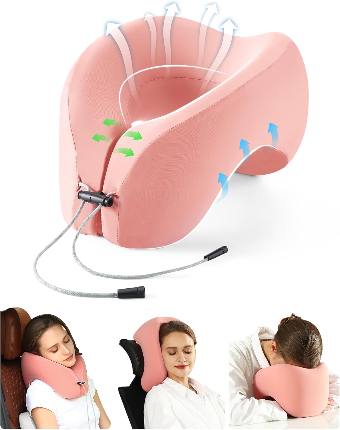Elevate Your Journey: The Ultimate 100% Memory Foam Neck Pillow for Travel Comfort