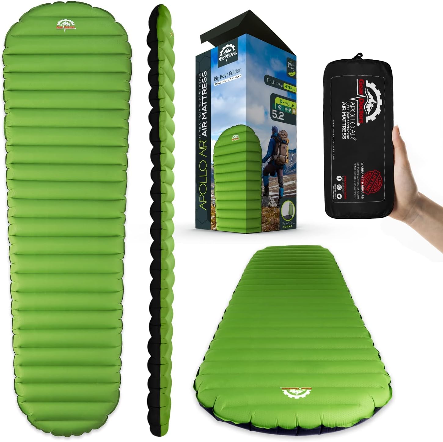 Experience Ultimate Comfort: Gear Doctors ApolloAir Ultralight Camping Sleeping Pad Review