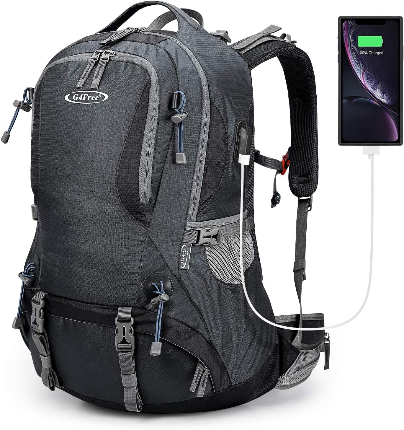 G4Free 50L Hiking Backpack: Your Ultimate Climbing Companion with Rain Protection!
