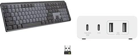 Maximize Productivity at Home: Logitech Quiet Keyboard & Belkin 4-Port GaN Charger Review