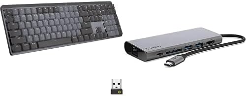 Maximize Productivity: Review of the Logitech Quiet Keyboard & Belkin Dock for Work from Home Success