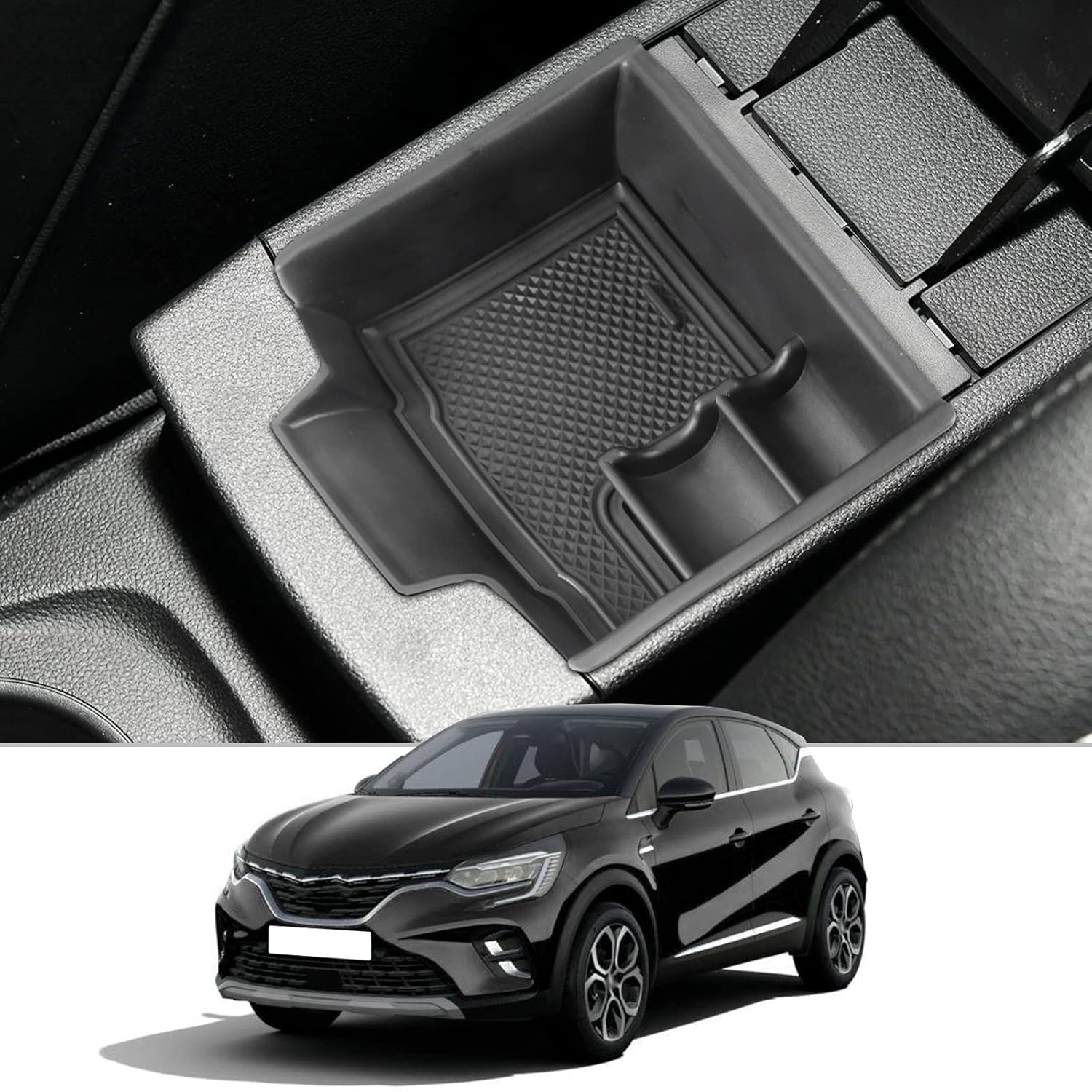 Maximize Your Renault Captur's Space: Review of the CDEFG Armrest Storage Box