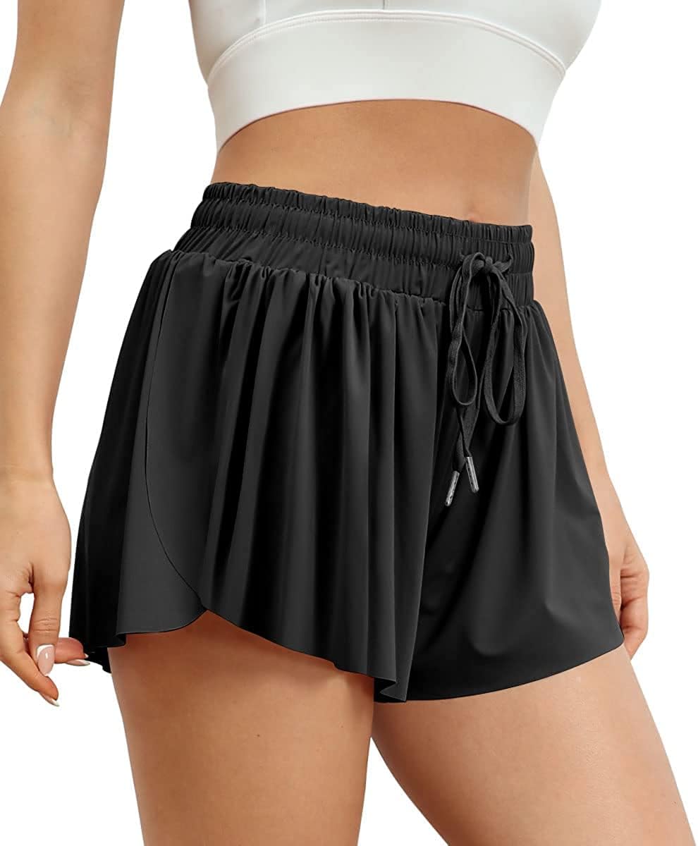Stay Active in Style: Reviews of Women's 2-in-1 Flowy Running Shorts