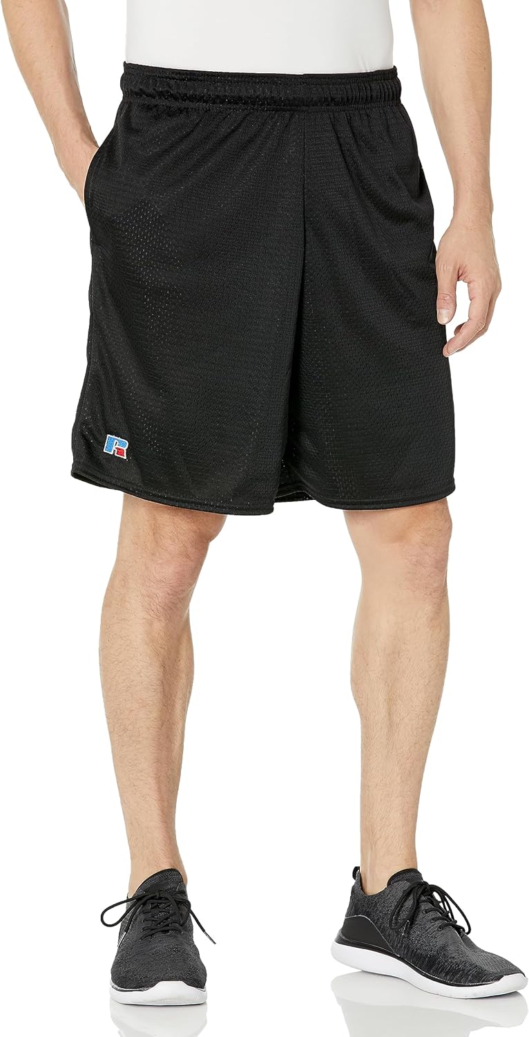 Stay Active in Style: Russell Athletic Men's Mesh Shorts with Pockets Review