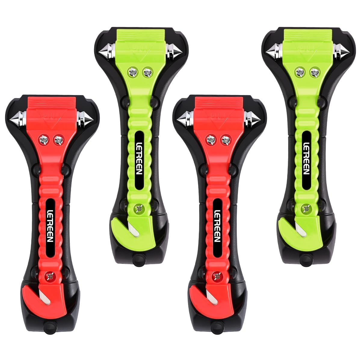 Stay Safe on the Road: LETREEN 4 PCS Car Window Breaker & Seatbelt Cutter Review