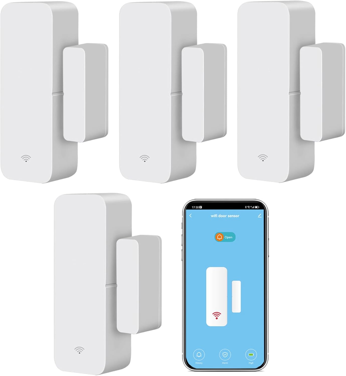 Stay Secure: Review of the Smart WiFi Door Window Sensor - Your Ultimate Home Safety Companion!