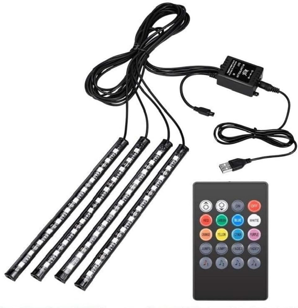 Transform Your Ride: Review of BuyWeek Multicoloured Car LED Strip Interior Lighting