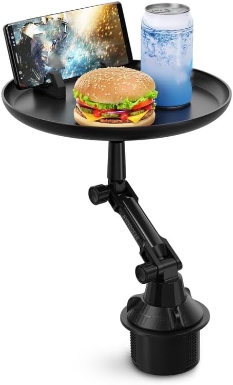 Ultimate Car Cup Holder Swivel Tray: Your Must-Have Road Trip Companion!