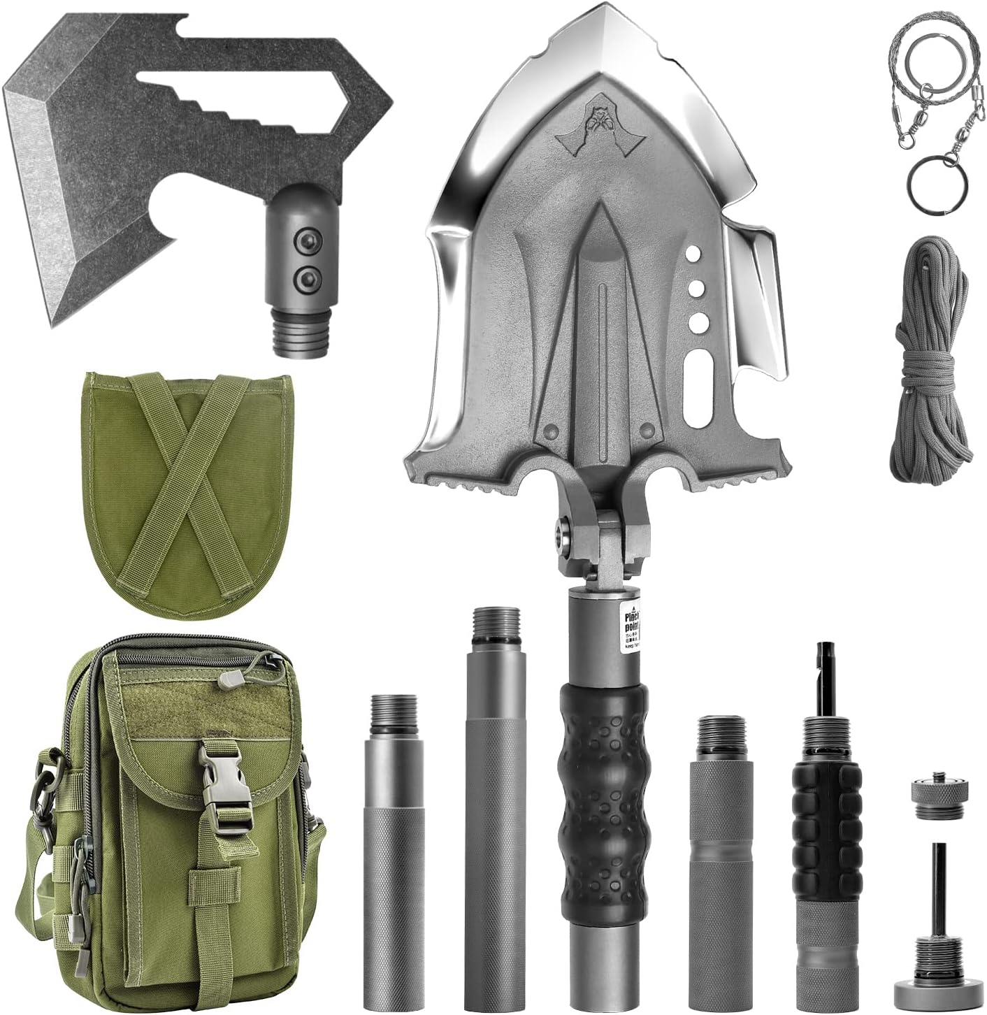 Unleash Adventure: ANNIHILATE Tactical Survival Shovel Review - 23 Tools in One!