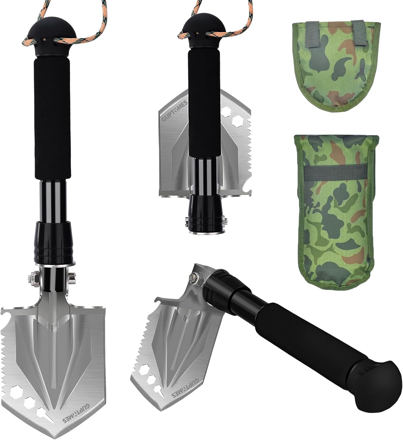 Unleash Adventure: GUPTOMES 7-in-1 Camping Shovel Reviewed!