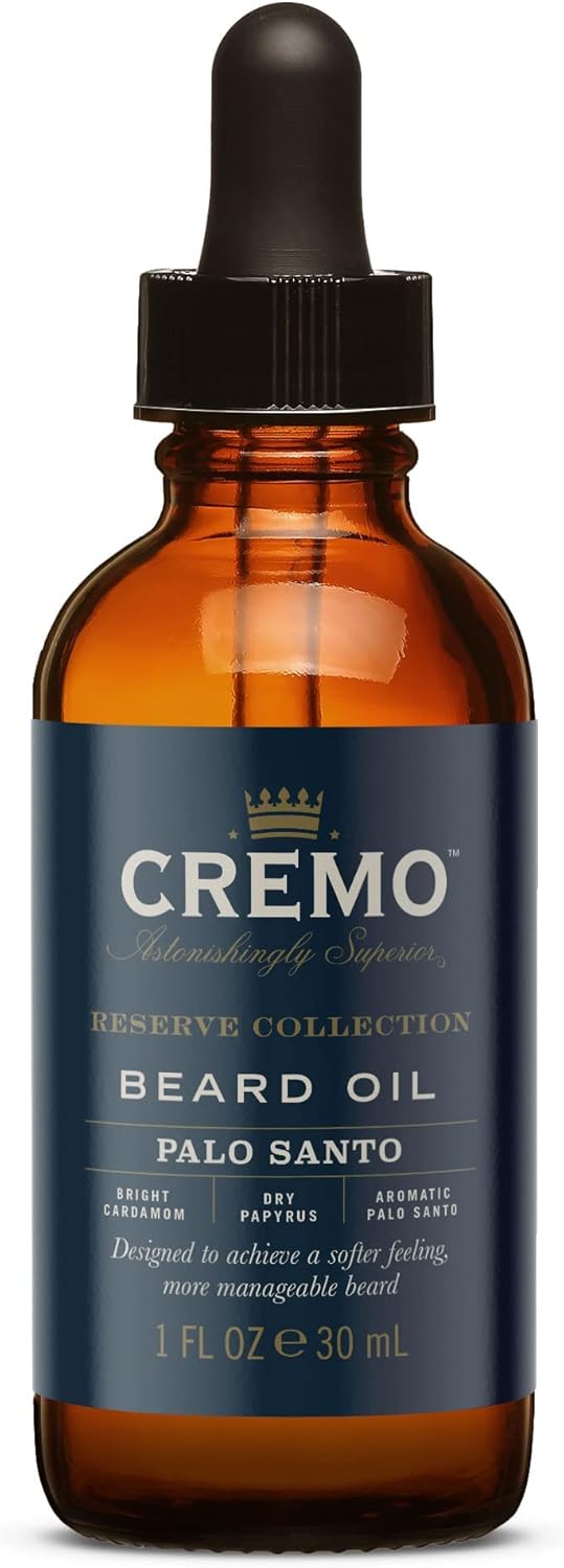 Unleash Luxurious Beards: CREMO's Reserve Collection Palo Santo Beard Oil Review