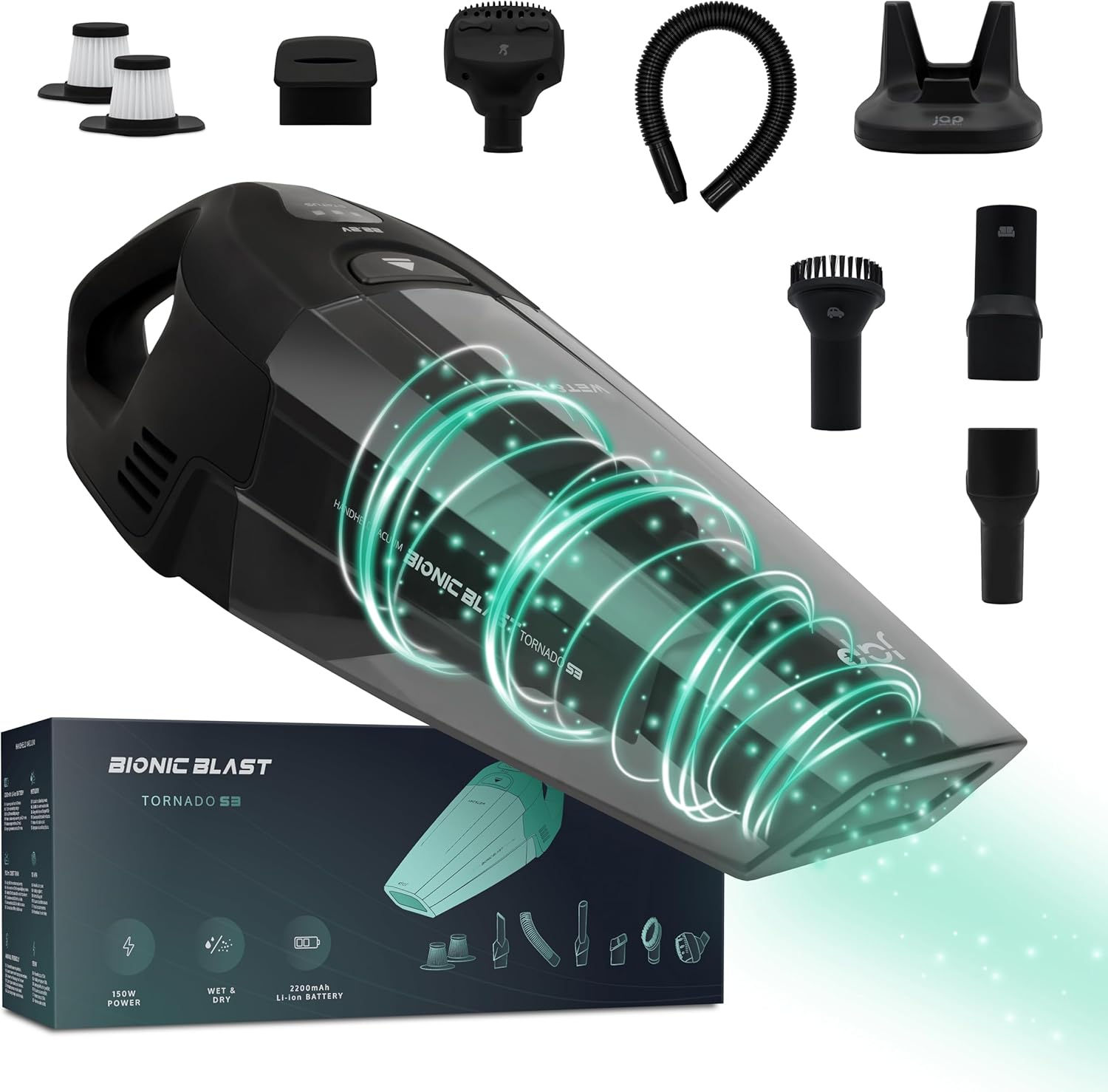 Unleash Power and Versatility: JAP Tornado S3 Handheld Vacuum Review!