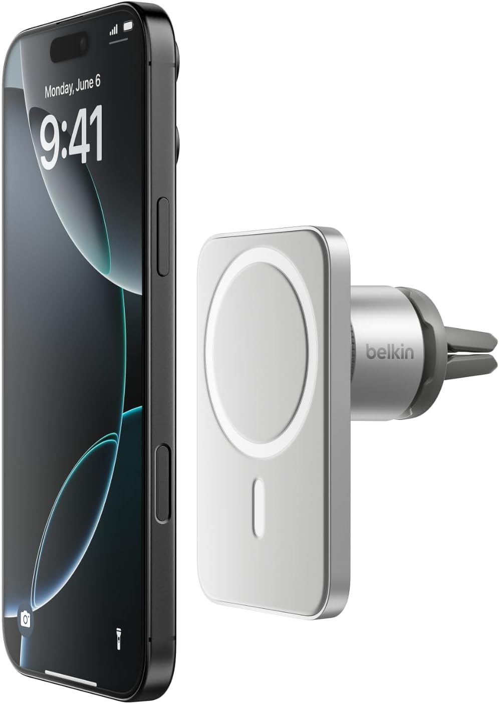 Unleash Your Drive with the Belkin MagSafe Vent Mount Pro: The Ultimate Magnetic Phone Holder for All iPhones!