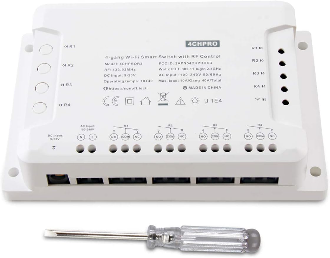 Unlock Smart Living: Review of the 4CH PRO R3 WiFi Smart Switch!