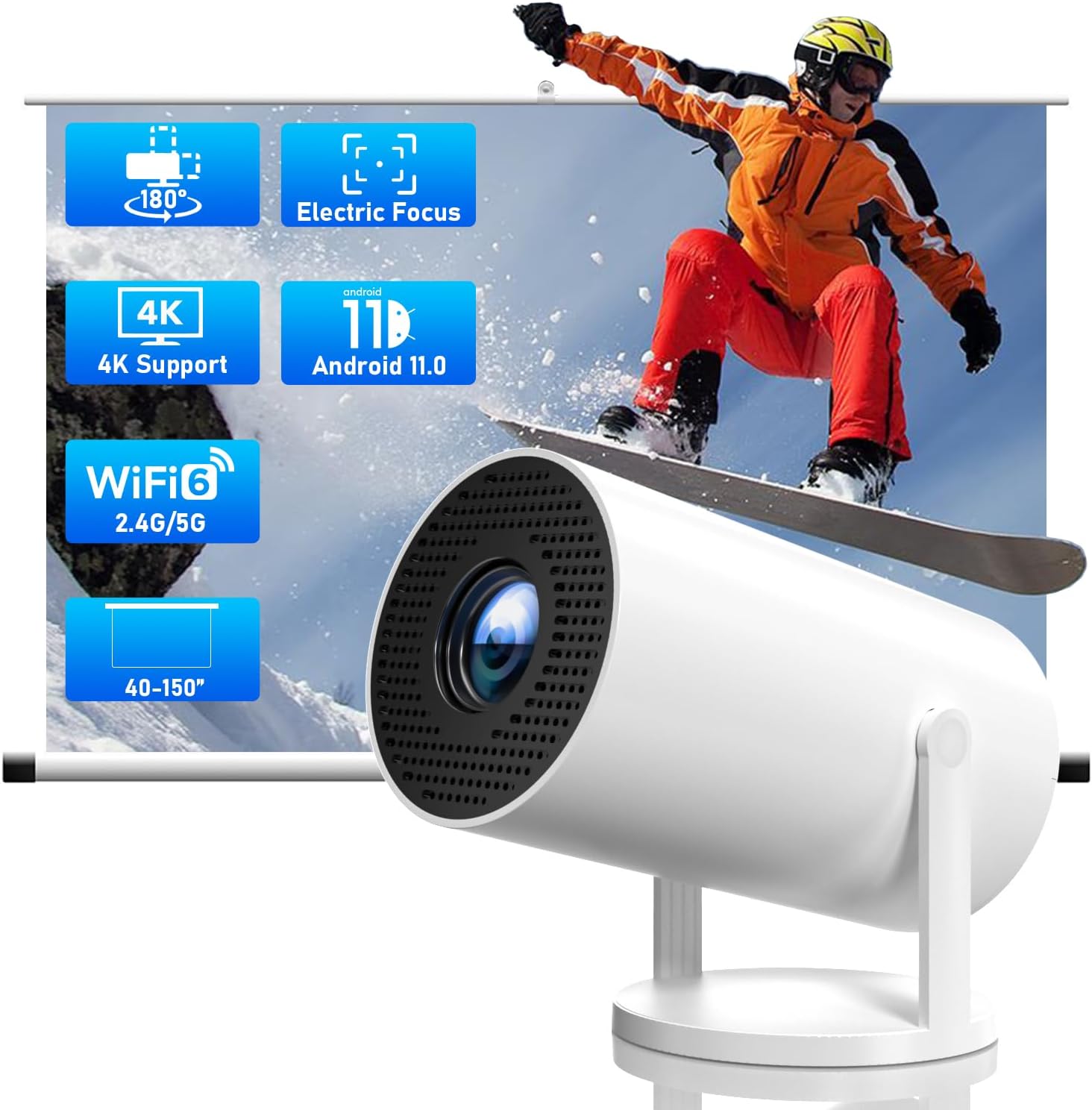 Elevate Your Home Theater: The Kinhank Mini Projector Reviewed!