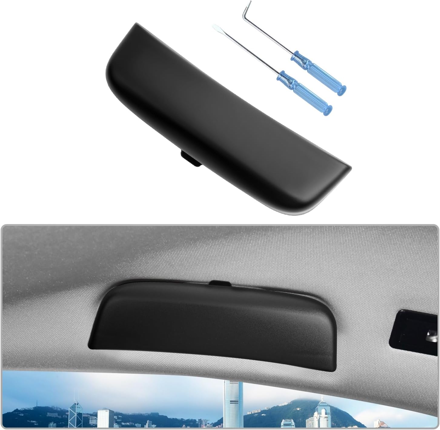 Elevate Your Ride: CDEFG Sunglasses Holder for Opel Corsa F/Astra L/Grandland X